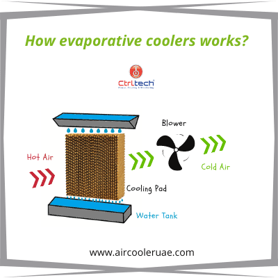 How evaporative coolers works?