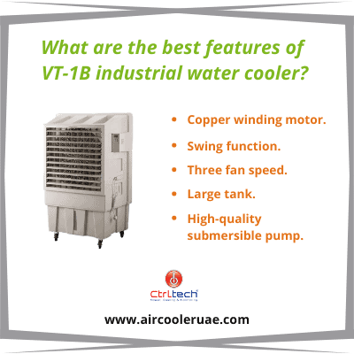 What are the best features of the VT-1B industrial water cooler?